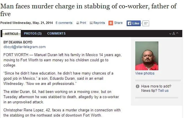man faces murder charge in stabbing of co-worker